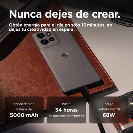 EAN 0840023265440 - Motorola edge 50 16,9 cm (6.67") SIM doble Android 14 5G USB Tipo C 12 GB 512 GB 5000 mAh Gris imagen 8