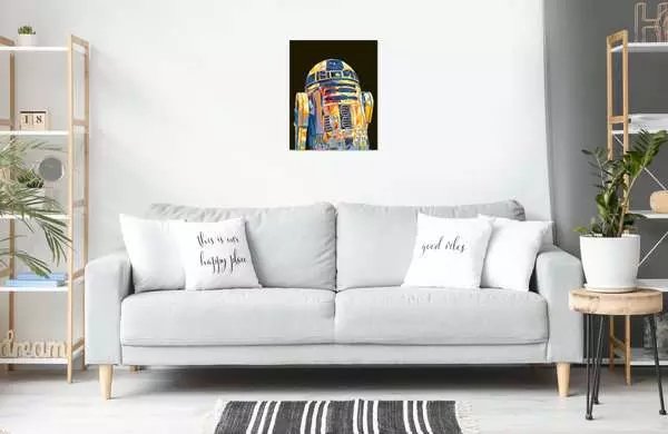 Kit Para Pintar Con Números Ravensburger Creart Serie Trend C Polygon Star Wars: R2d2