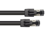 Rns® Cable De Red Cat. 8.1, S Ftp, Pimf, Halogenfrei (Lszh), 2000mhz, 40gbit S, Schwarz, 0,5m, Good Connections®
