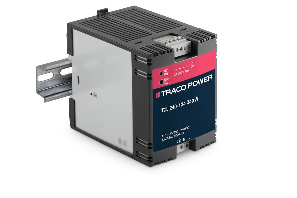 Traco Power Tcl 240-124 Fuente De Alimentación Para Carril Din (Din-Rail) 24 V/Dc 10 A 240 W Cantidad Salidas:1 X Contenido 1 Ud.