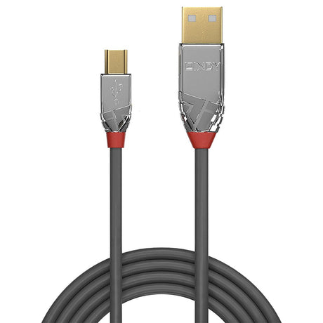 EAN 4002888366304 - Lindy 36630 cable USB USB 2.0 0,5 m USB A Mini-USB B Gris imagen 2