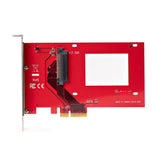 Startech Tarjeta Adaptador U.3 A Pcie Pcie 4.0 X4 Para Ssds U.3 Nvme De 2,5 Pci Express Sff-Ta-1001