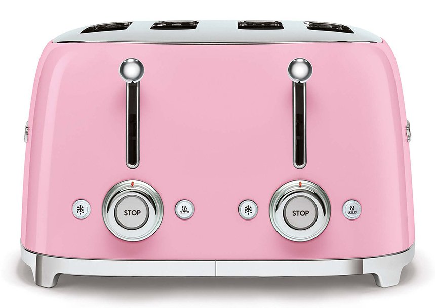 Tostadora Smeg Estilo Años 50 Tsf03pkeu,