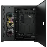 Caja Pc Corsair Icue 5000x Cristal Templado Negra