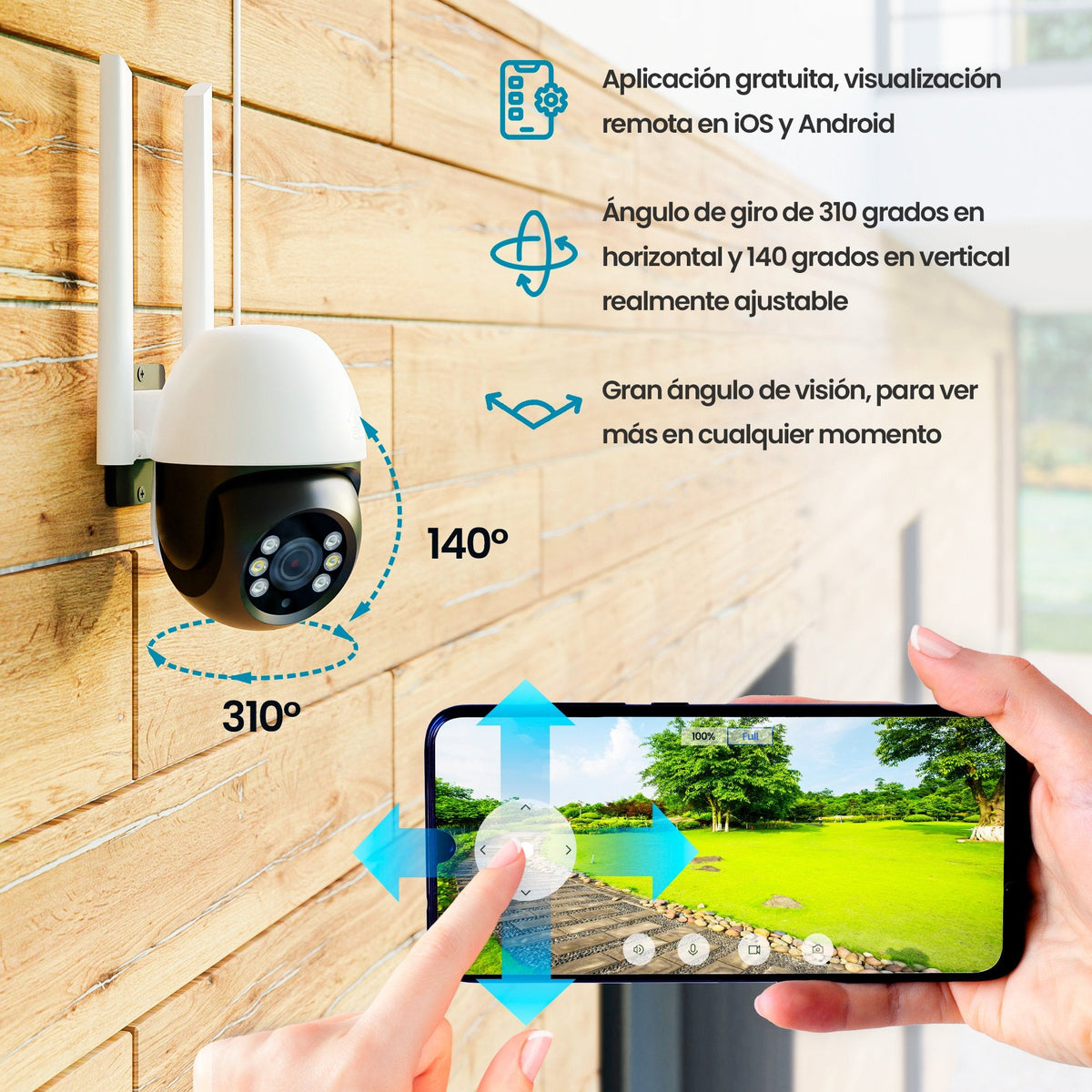 Extralink Outdoor Security Camera Full Hd 1296p Ptz Eoc-268
