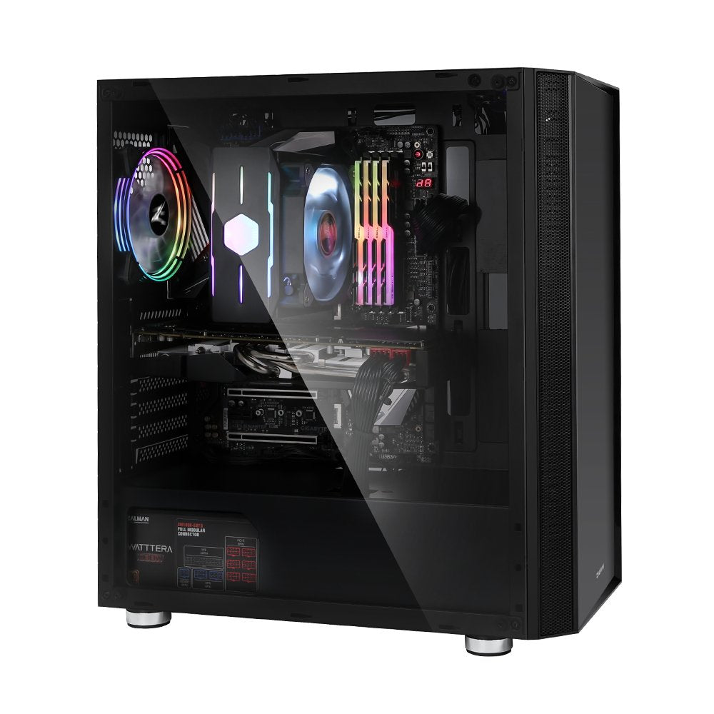 Caja Pc Zalman R2 Black - Sin Fuente De Alimentación - Torre Mediana - Formato E-Atx
