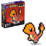 Mattel Pokémon Glumanda Pixel Art, Juguete De Construcción Hth76