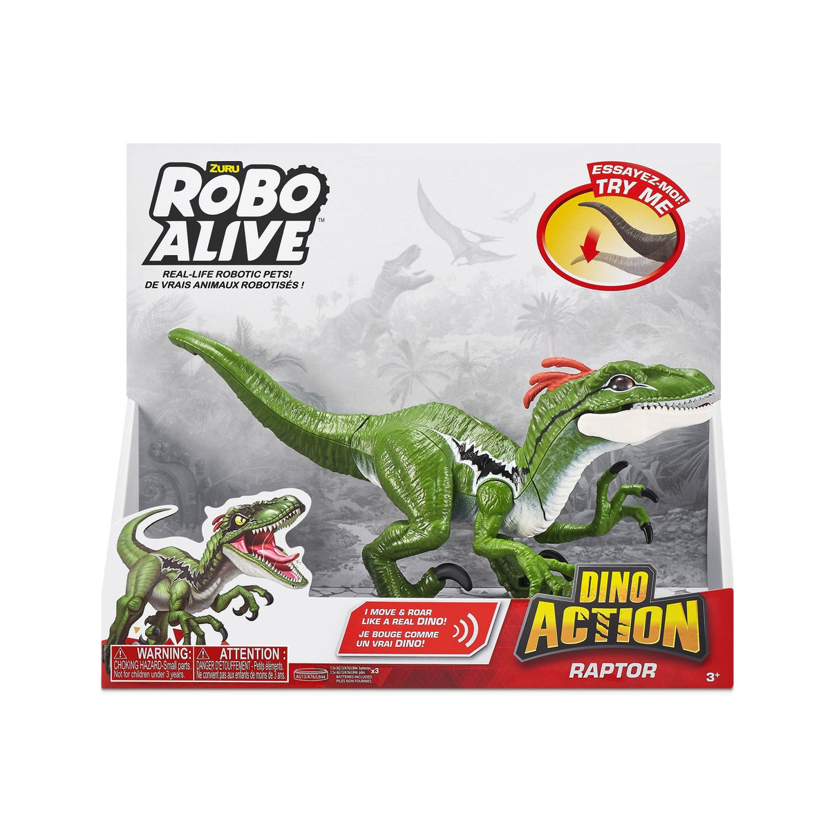 Figura Zuru Robo Alive Dino Action Raptor, 7172