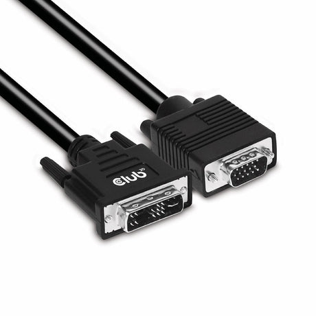 EAN 8719214471514 - CLUB3D DVI-A TO VGA CABLE M/M 3m/ 9.8ft 28 AWG DVI-D Negro imagen 1