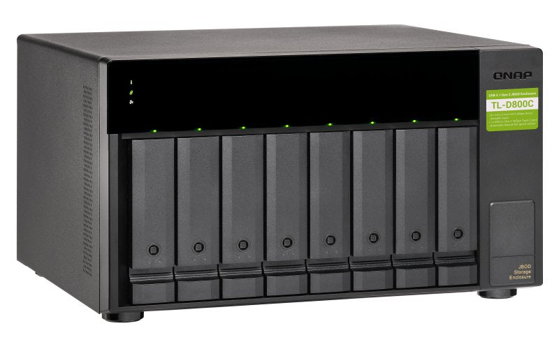 EAN 4713213516188 - QNAP TL-D800C caja para disco duro externo Carcasa de disco duro/SSD Negro, Gris 2.5/3.5" imagen 5