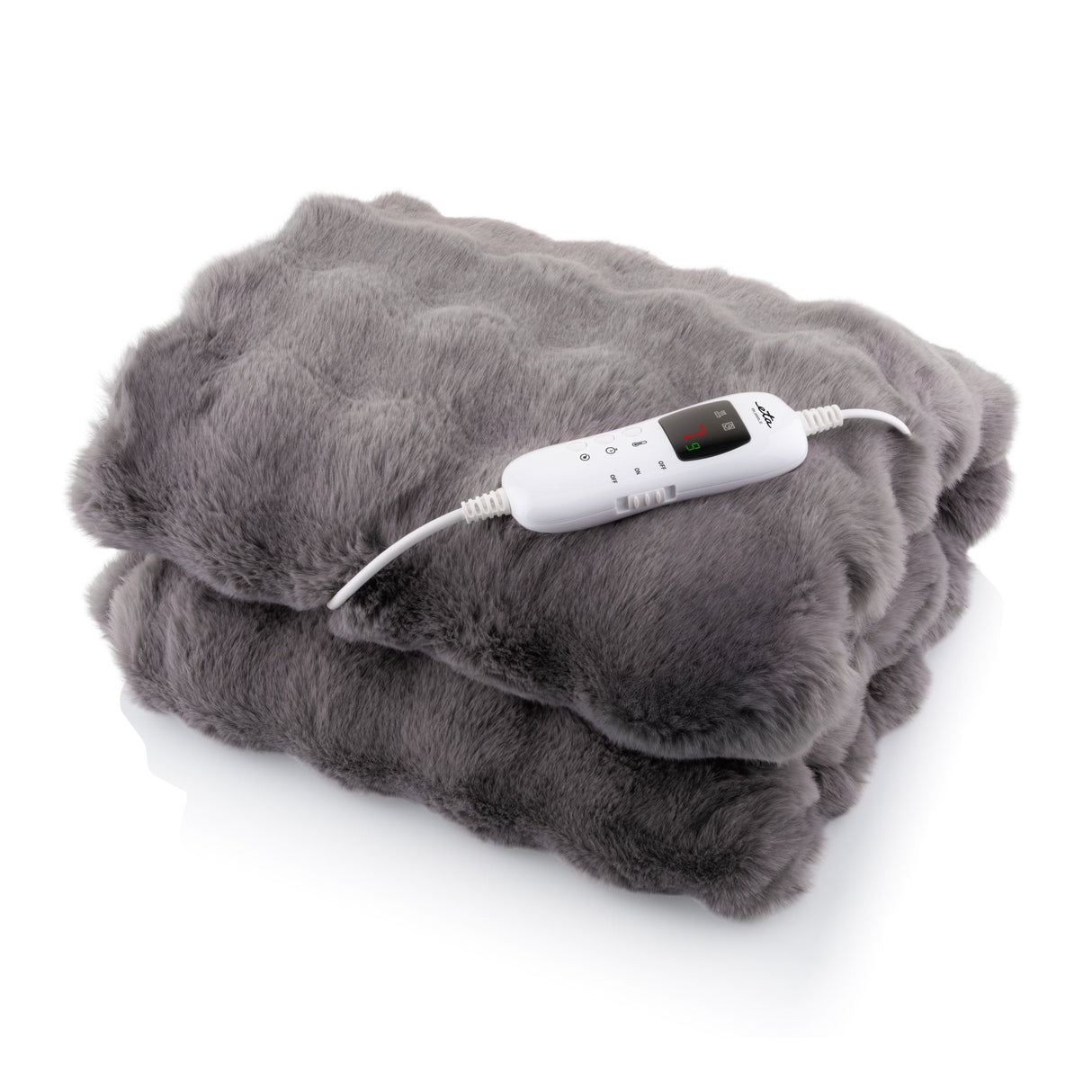 Eta632590000 Bubble Heating Blanket, 130 X 160 Cm, 3 Temperature Settings, Grey