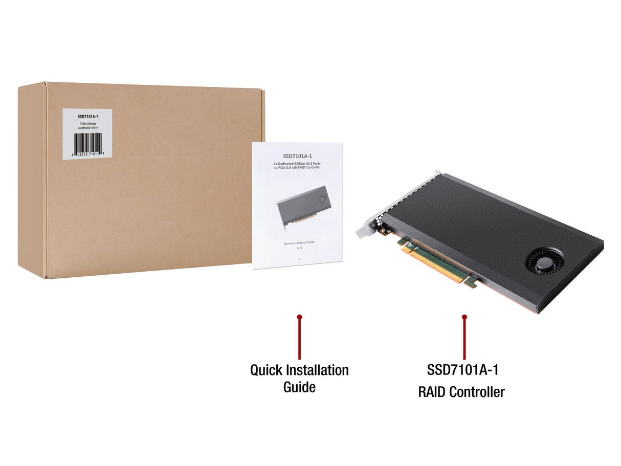 EAN 643653710119 - Highpoint SSD7101A-1 controlado RAID PCI Express x16 3.0 8 Gbit/s imagen 6