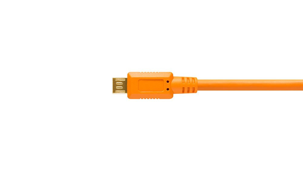 Tether Tools Cu5430org Cable Usb 4,6 M 2.0 Usb A Micro-Usb B Naranja