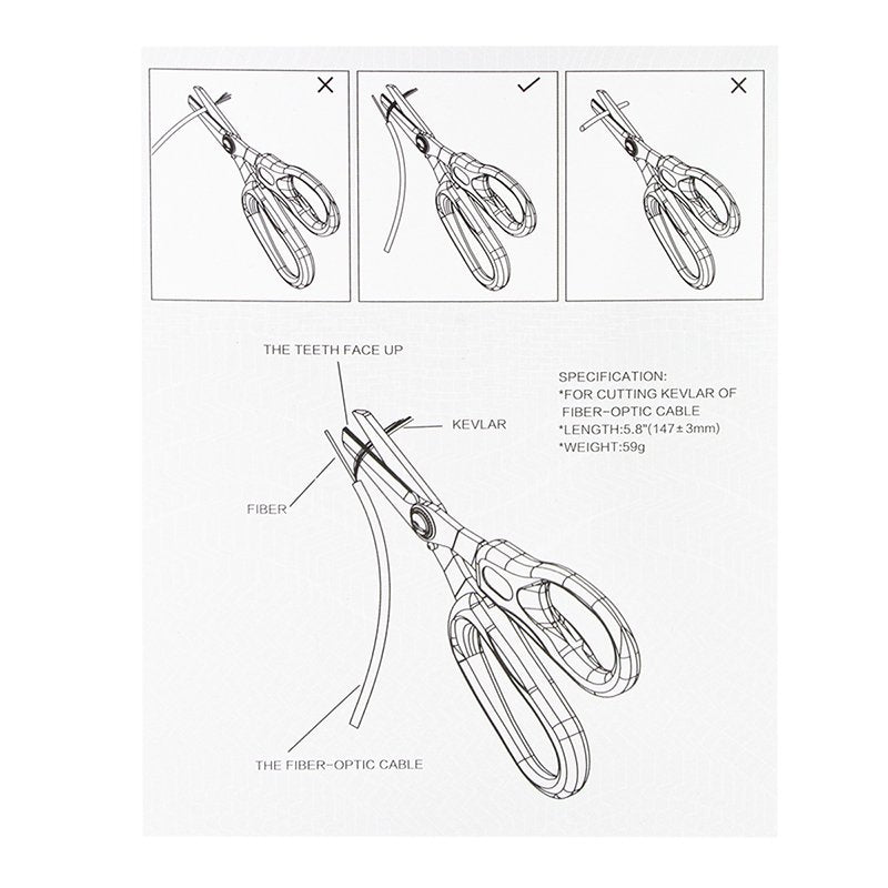 Tijeras Logilink Para Fibras De Kevlar En Cables De Fibra Óptica