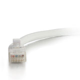 C2g Cat6a Booted Shielded (Stp) Network Patch Cable Cable De Interconexión Rj-45 (M) A Rj-45 (M) 50 Cm Stp Cat 6a Moldeado Sin Enganches Trenzado Blanco