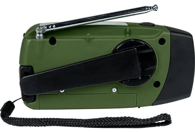 Radio Thomson Con Linterna De Emergencia Verde Y Negra Rt260
