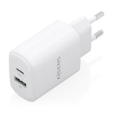 Aisens Cargador Gan 30w, 1xusb-C Pd3.0 Qc4.0, 1xusb-A Qc3.0, Blanco