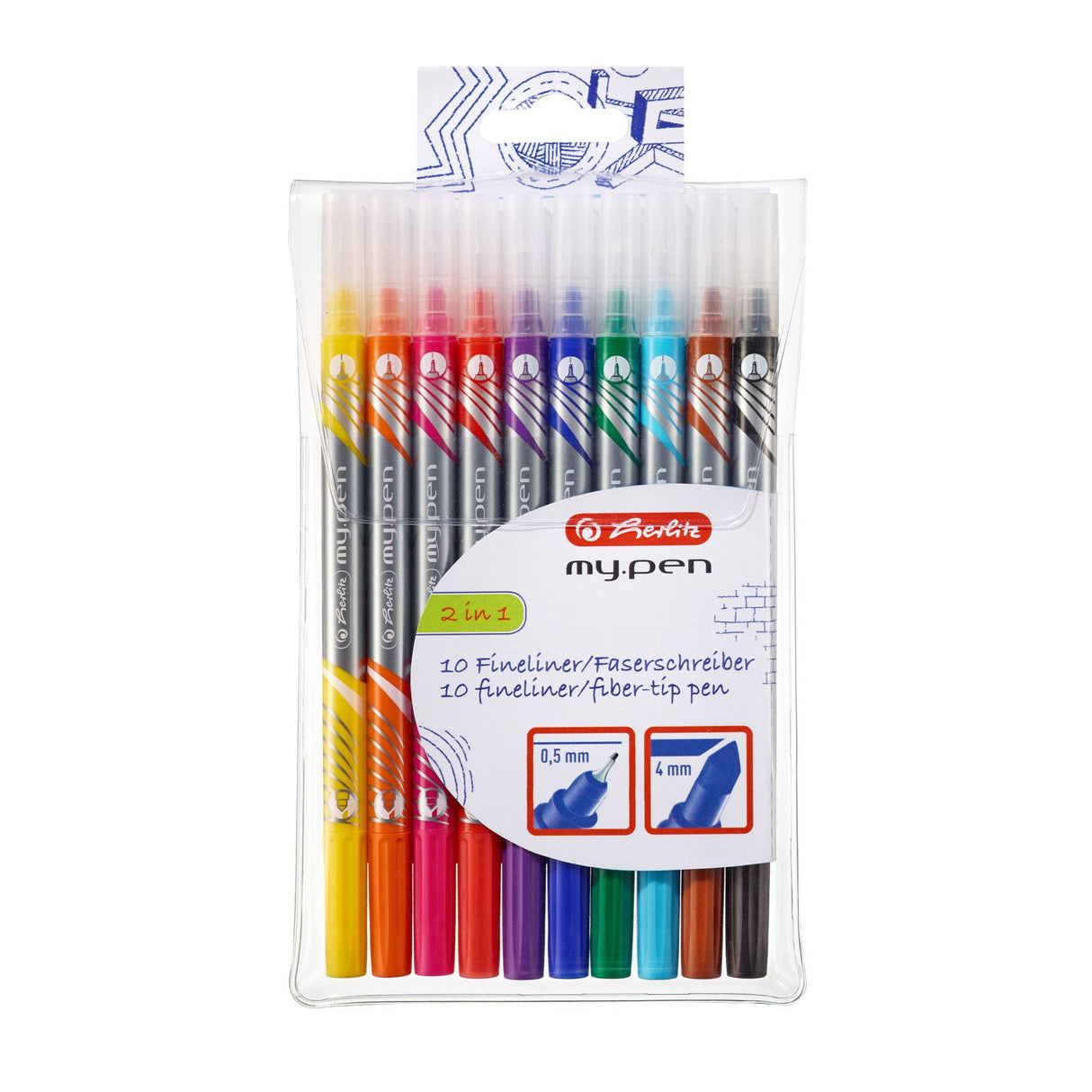 Herlitz Rotulador De Fibra Fineliner My.Pen, Pen 11367232