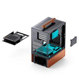 Jonsbo T7 Pc-Gehäuse, Midi-Tower, Matx, Tempered Glass - Schwarz