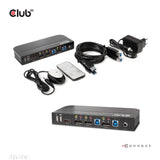 EAN 8719214472238 - CLUB3D CSV-7210 interruptor KVM Negro imagen 4