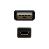 EAN 8433281000513 - Nanocable 10.01.0402 cable USB USB 2.0 1,8 m USB A Mini-USB B Negro imagen 3
