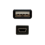 EAN 8433281004405 - Nanocable 10.01.0403 cable USB USB 2.0 3 m USB A Mini-USB B Negro imagen 3