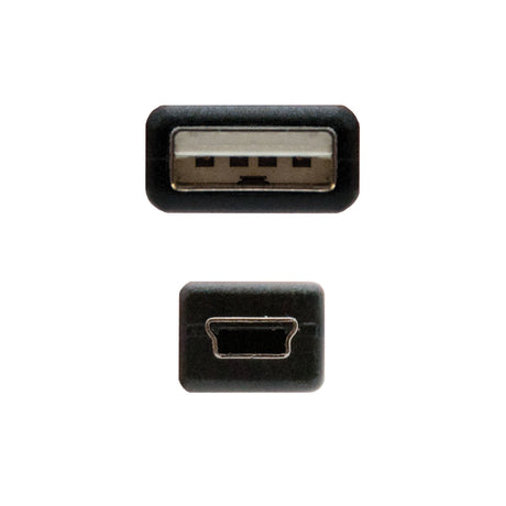 EAN 8433281004405 - Nanocable 10.01.0403 cable USB USB 2.0 3 m USB A Mini-USB B Negro imagen 3