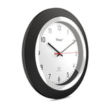 Mebus 19451 Reloj De Pared Reloj De Pared Digital Alrededor Negro, Blanco