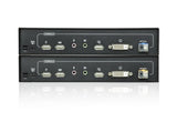 Aten Desktop Kvm Usb Dvi Optical Fiber Kvm Extender (600m) ( Aten Ce680, Usb, Usb, Dvi-D, Dvi, Negro, 1u
