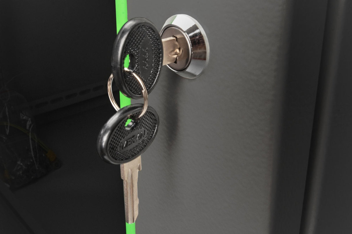 EAN 4016032257806 - Digitus DN-19 09U-6/6-EC-SW armario rack 9U Bastidor de pared Negro imagen 6