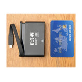 Eaton Tripp Lite   Usb-C Multiport Adapter 4k Hdmi Usb-A Gbe Self-Storing Cable 100w Pd Charging Black