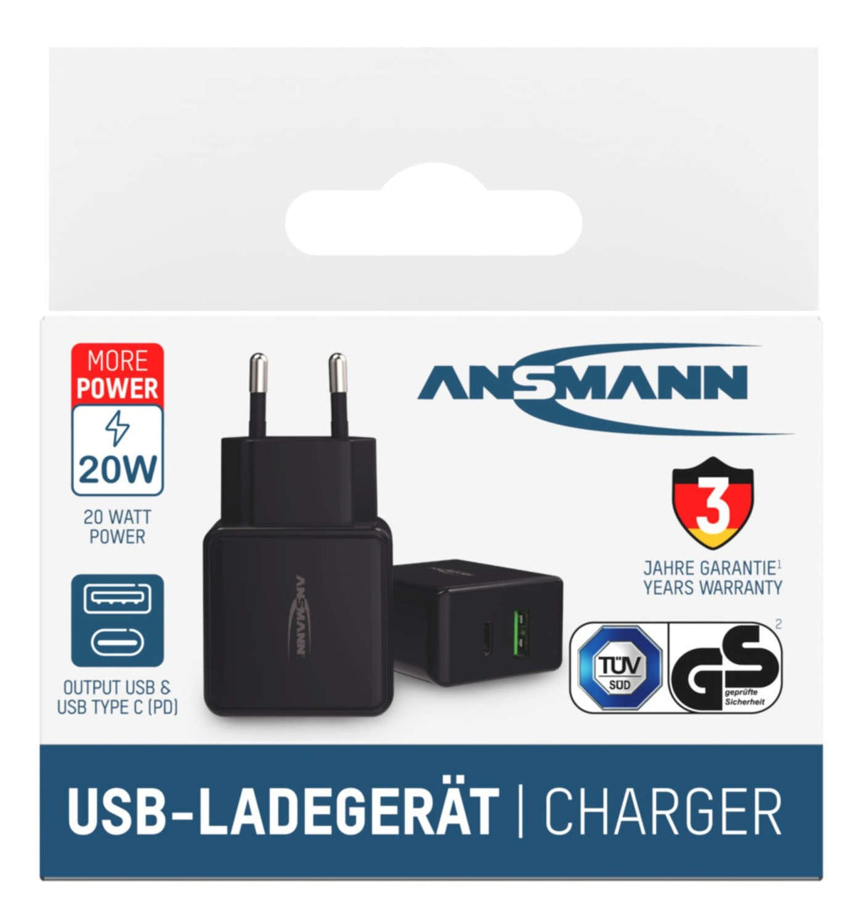 Cargador Pared Ansmann Hc218pd