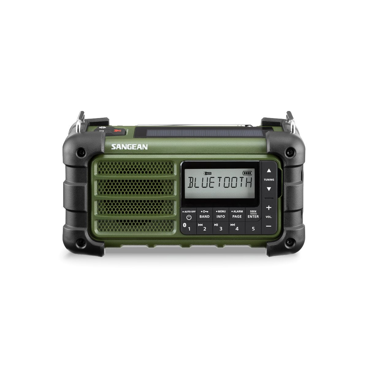 Radio Sangean Mmr-99  De Emergencia Con Sintonización Digital Verde Bosque