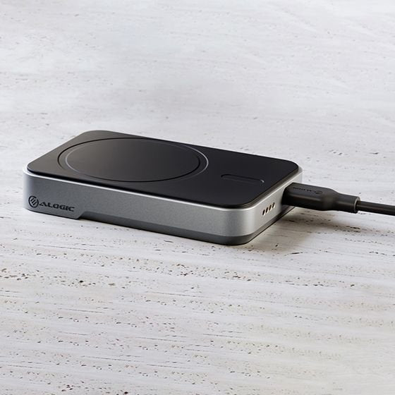 Alogic Mspb5k Batería Externa 5000 Mah Cargador Inalámbrico Negro