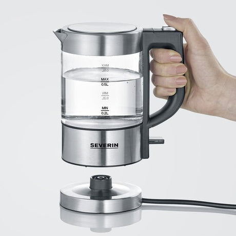 EAN 4008146035678 - Severin WK 3472 tetera eléctrica 0,5 L 1100 W Plata imagen 5