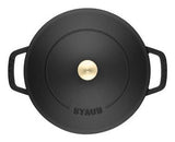 Staub Brter Chistera 28 Cm Schwarz, Gusseisen