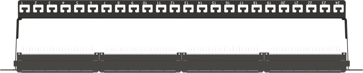 EAN 5704327884521 - Microconnect PP-004 panel de parcheo 1U imagen 3
