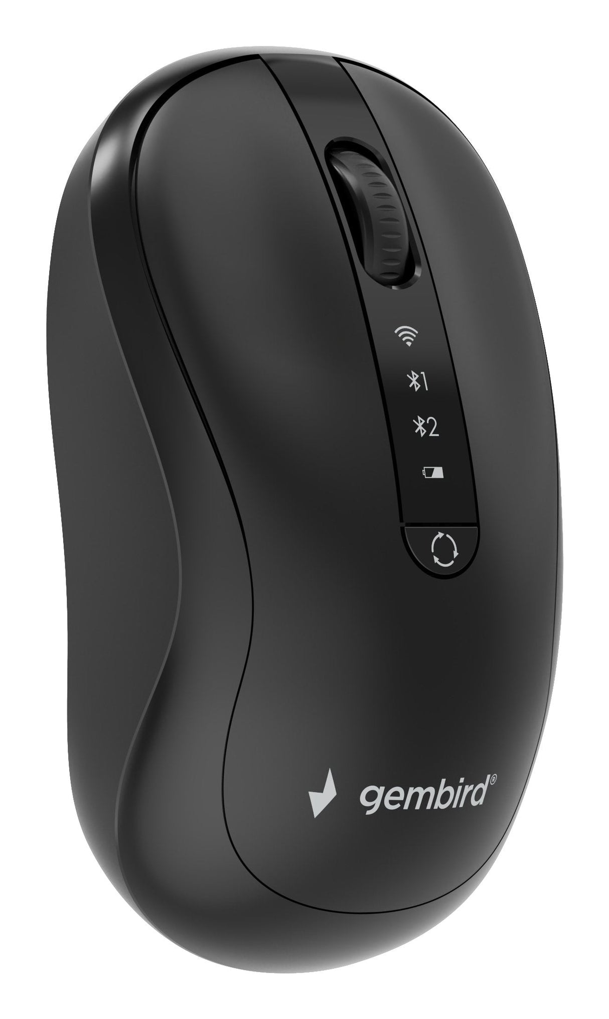 Gembird Dual-Mode 4-Button Wireless Mouse 1600dpi Black
