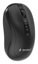 Gembird Dual-Mode 4-Button Wireless Mouse 1600dpi Black