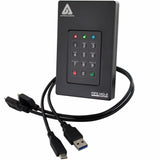 Apricorn Festplatte Aegis Fortress L3 - 5 Tb - Usb 3.1 - Negro