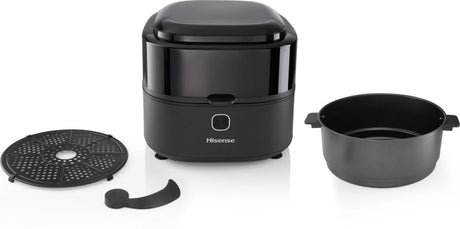 EAN 3838782818547 - Hisense HAF1350DR Sencillo 6,7 L Independiente 1350 W Freidora de aire caliente Negro imagen 2