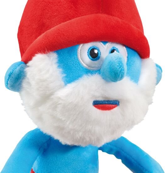 Schmidt Play The Smurfs: Papa Schlumpf Plush Figura, Juguete Tierno 42282