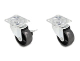 Delock 66753 Rueda Giratoria Ø 50 Mm Capacidad De Carga Hasta 90 Kg Juego 2 X 2 Piezas