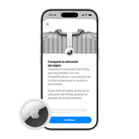 EAN 0195950667387 - Apple AirTag Elemento Buscador Plata, Blanco imagen 6