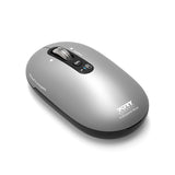 Port Connect Wireless & Bluetooth Rechargeable Pure Mac Mouse, Light Gray