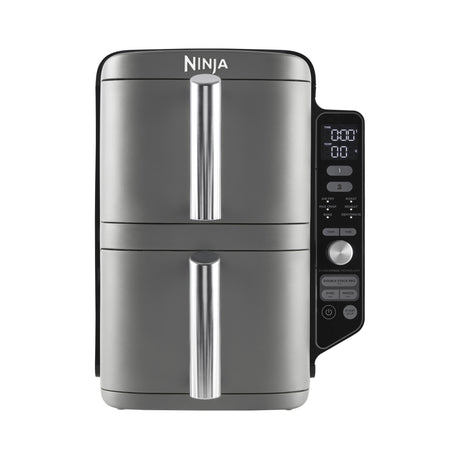 EAN 0622356280822 - Ninja SL400EU freidora Doble 9,5 L 2470 W Freidora de aire caliente Negro, Gris imagen 9