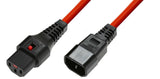 EAN 5715063519011 - Microconnect MC-C13C14LOCK-1M cable de transmisión Rojo C13 acoplador C14 acoplador imagen 1