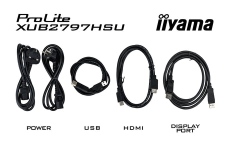 EAN 4948570124879 - iiyama ProLite XUB2797HSU-B2 pantalla para PC 68,6 cm (27") 1920 x 1080 Pixeles Full HD LED Negro imagen 13