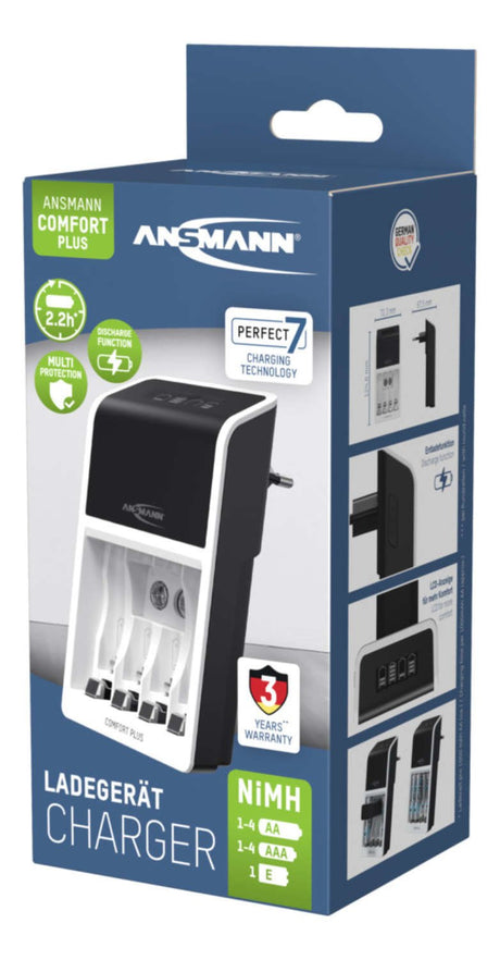 EAN 4013674161133 - Ansmann Comfort Plus cargador de batería Universal Corriente alterna imagen 9