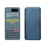 Maul Msc 417 - Calculadora Científica Con Pantalla De 2 Líneas, 80% Plástico Reciclado, Pantalla Lcd, Incluye Funda De Tapa Dura, Color Azul Y Negro